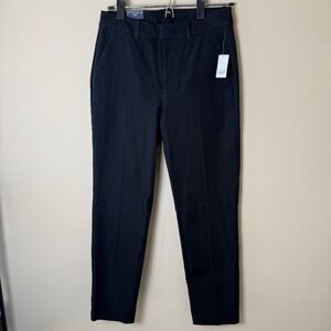 NWT Gap Slim Ankle Pants Womens 2 Black Dressy Stretch Office Work Mid Rise